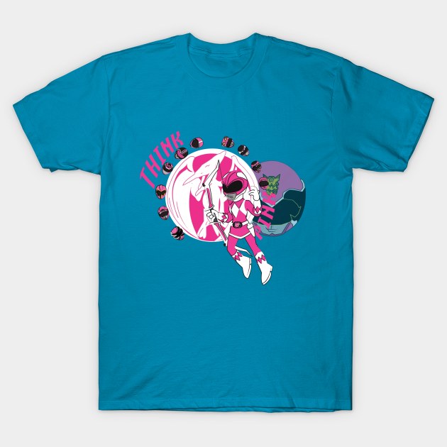 Think Pink T-Shirt by GarBear Designs
